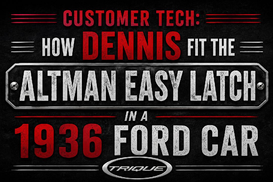 I think I can make it fit - 1937-39 Ford Altman Easy Latches in a 1936