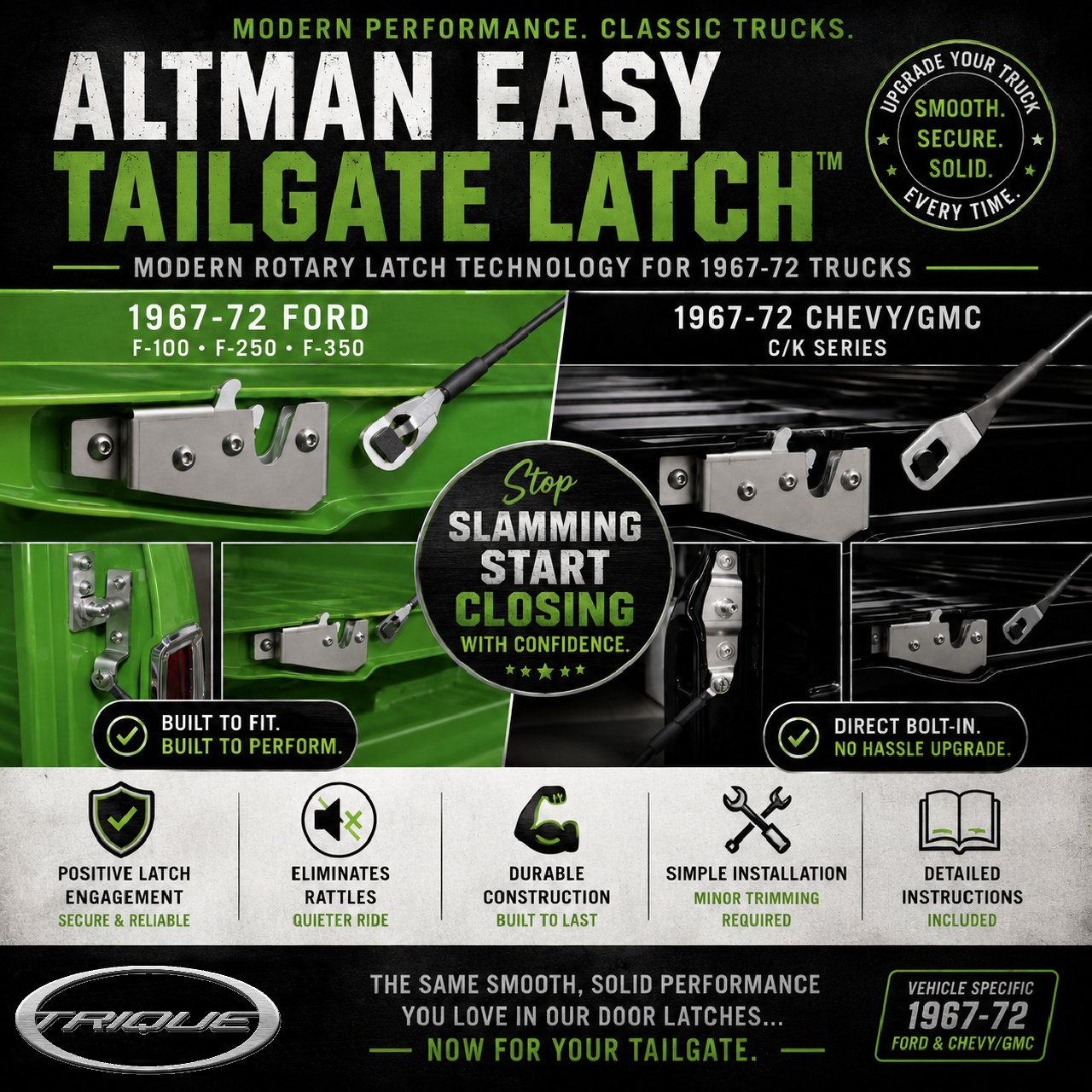 Why Upgrade Your 1967-72 Truck with a Modern Tailgate Latch?
