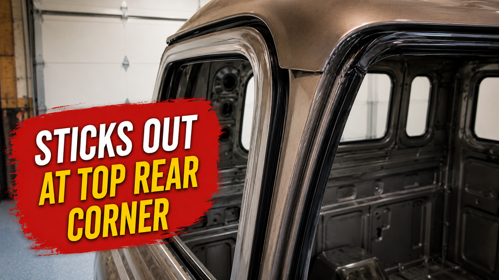 Why Does My Classic Truck Door Stick Out at the Top Rear Corner?