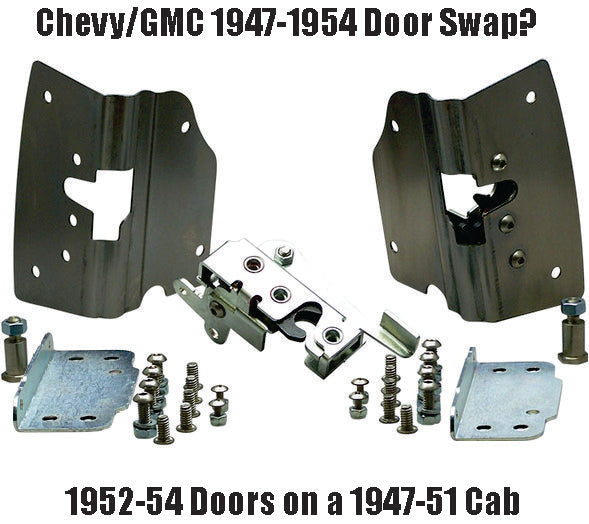 Door Swap 52-54 Doors on a 47-51 Cab - Altman Easy Latches