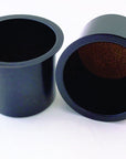 Black Aluminum Cup Holders (Pair)