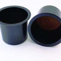 Black Aluminum Cup Holders (Pair)